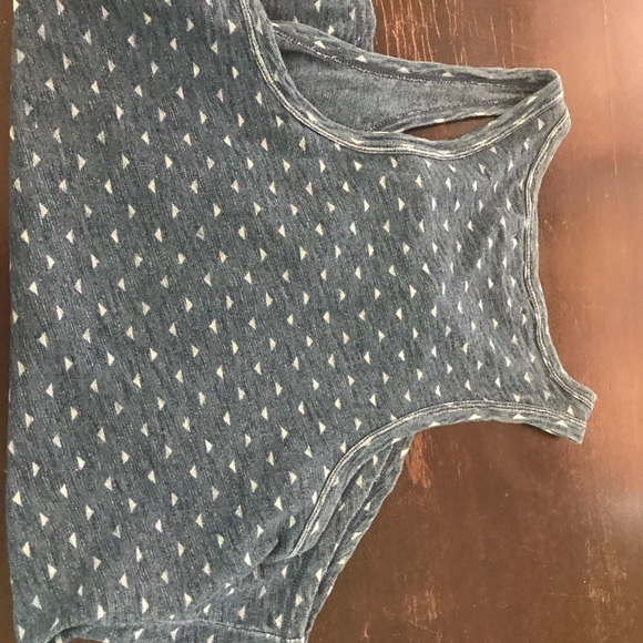 Madewell Indigo Tank Top Small NWT - Picture 3 of 3